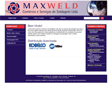 Tablet Screenshot of maxweld.com.br